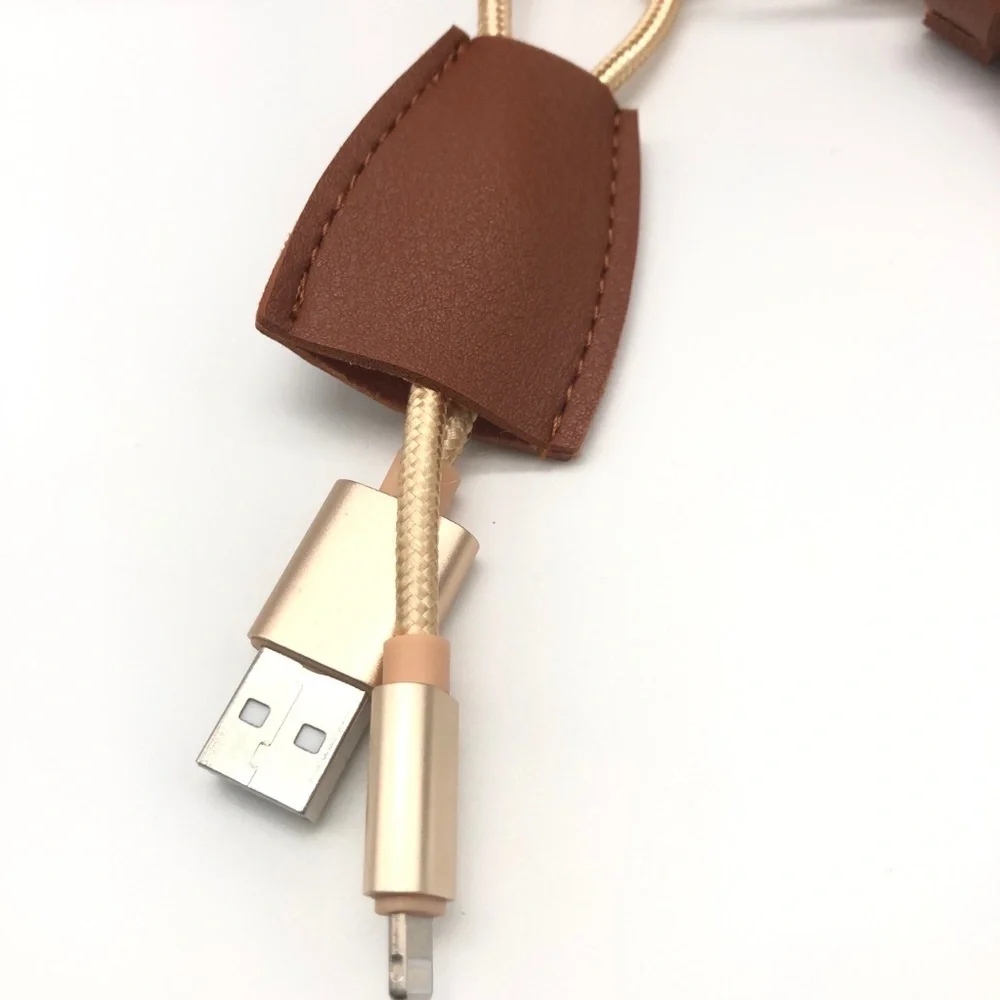 Brown USB Tassel Keychain